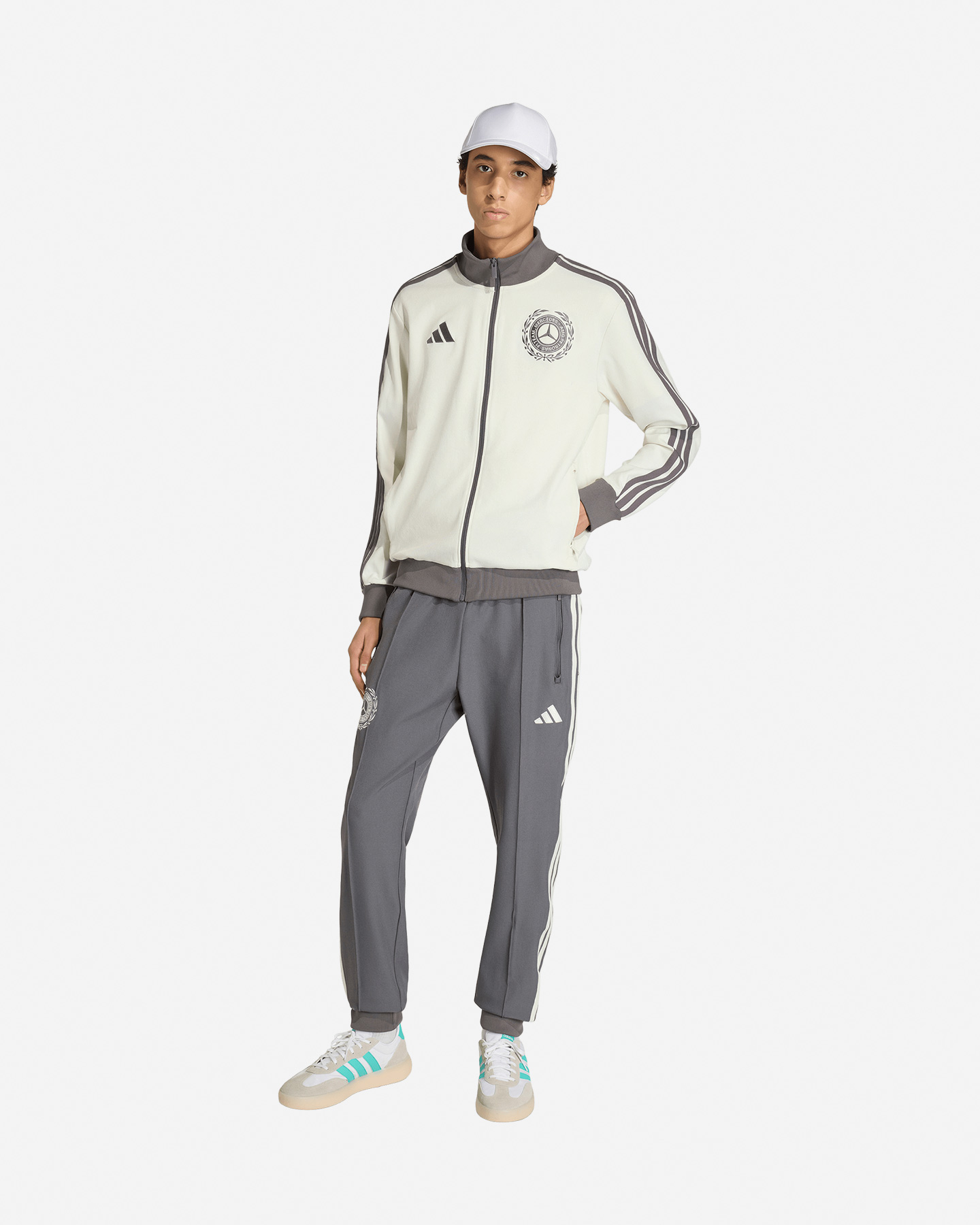 Felpa ADIDAS MERCEDES AMG PETRONAS FORMULA 1 TEAM M - Beige - 4 | Cisalfa Sport