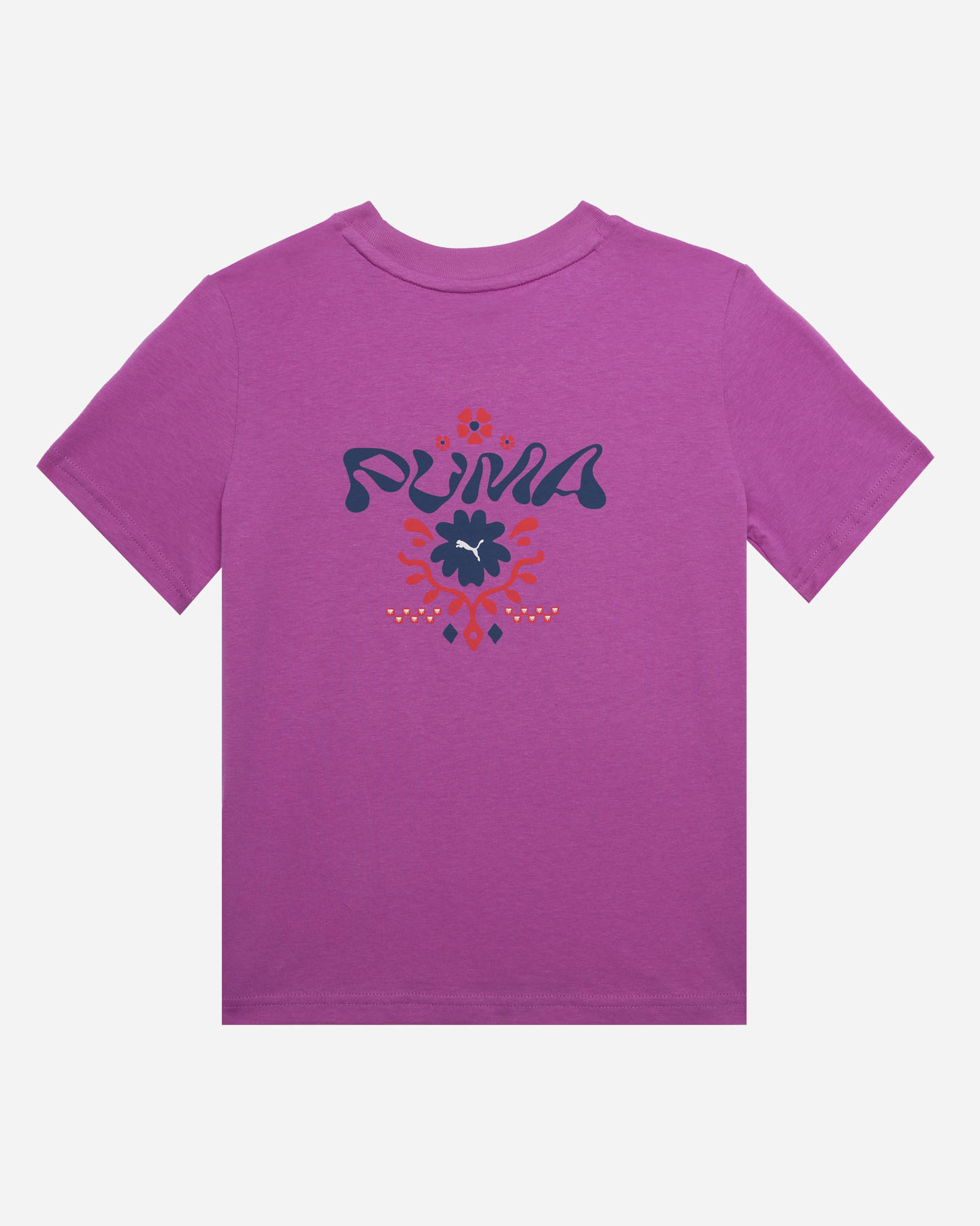 T-shirt PUMA PRINT BACK JR - Fucsia - 1 | Cisalfa Sport