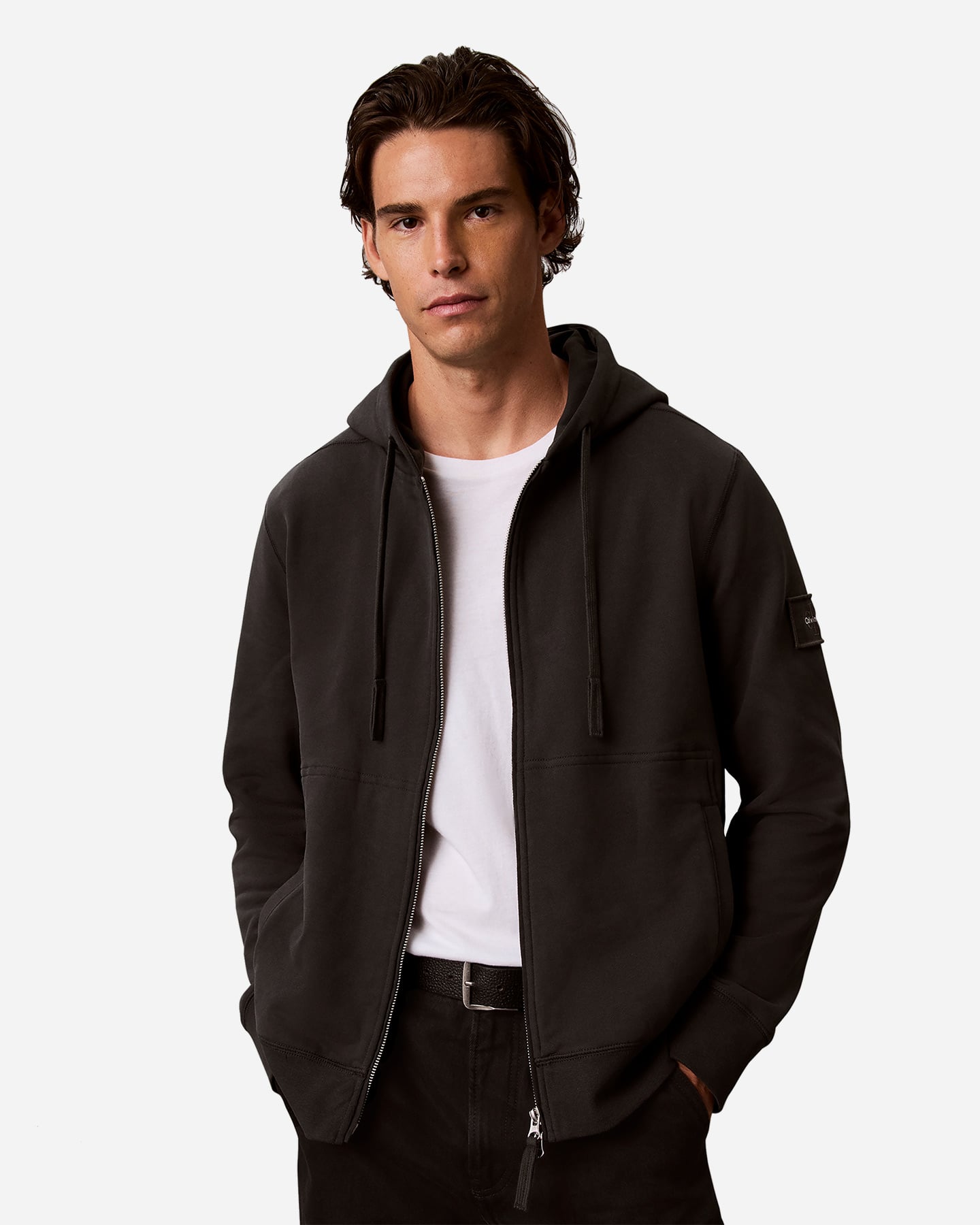 Felpa CALVIN KLEIN JEANS TERRY M - Nero - 1 | Cisalfa Sport