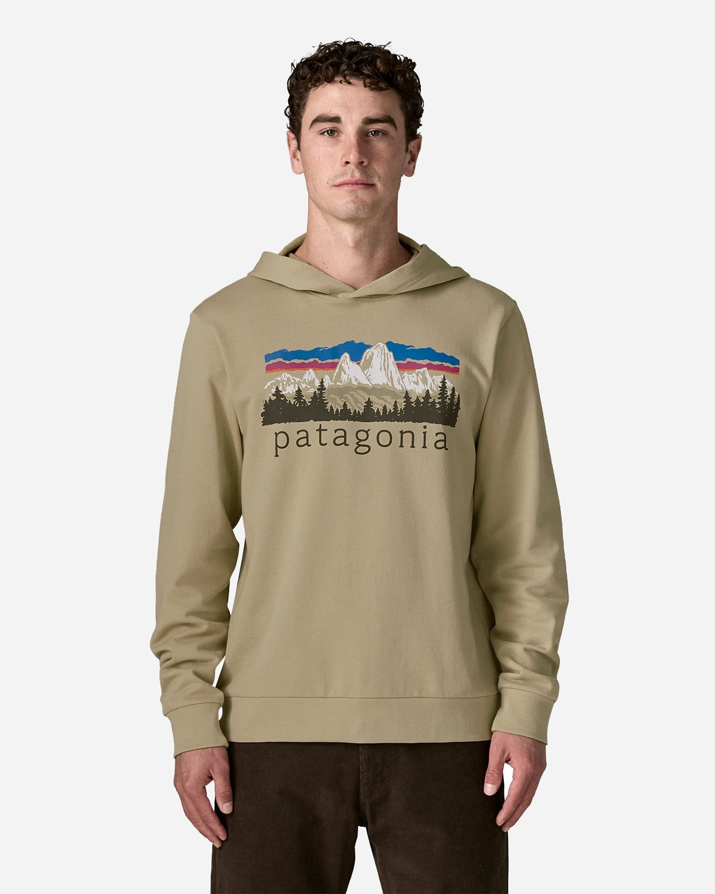 Felpa PATAGONIA FITZ ROY FOOTHILLS DAILY M - Beige - 1 | Cisalfa Sport