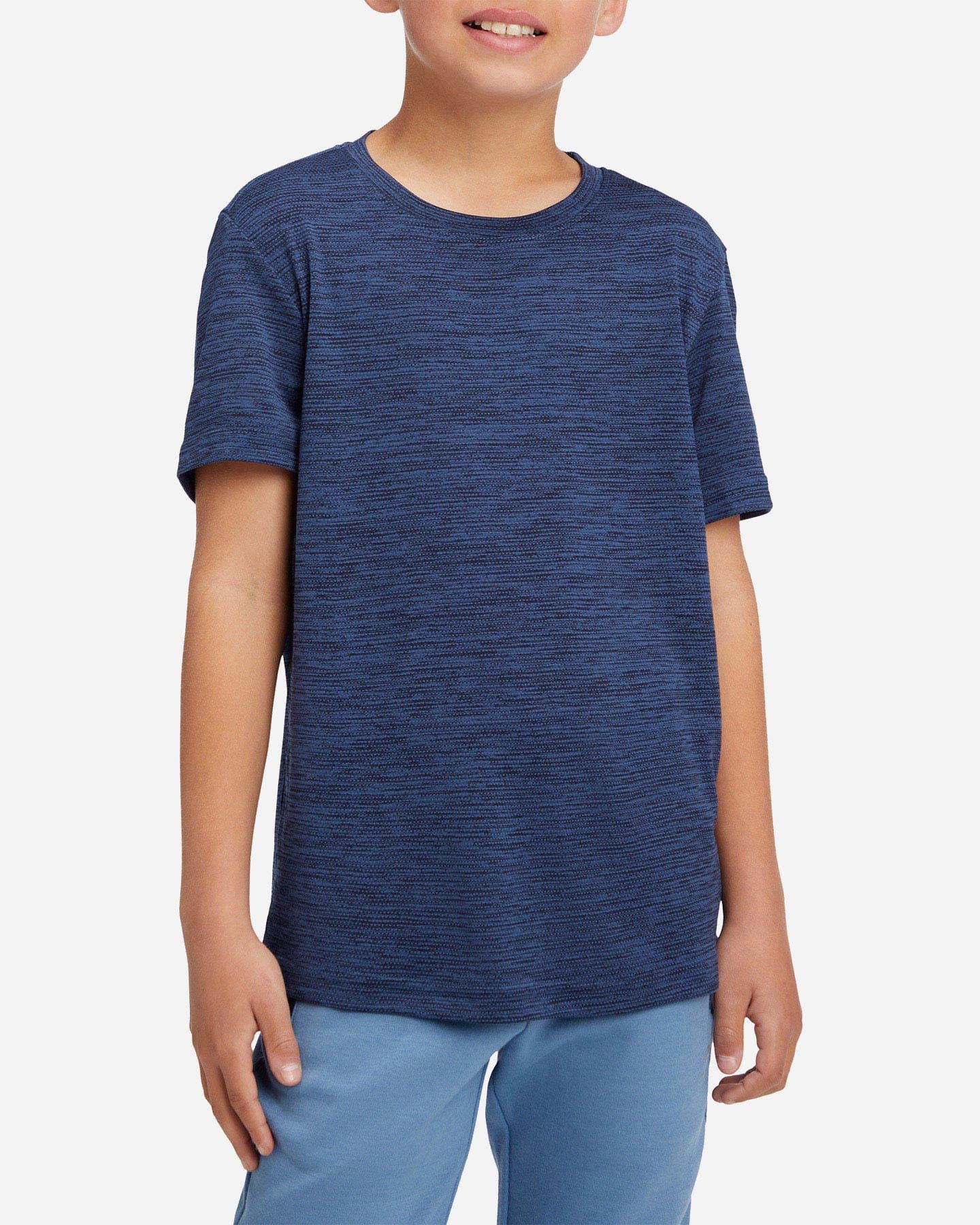 T-shirt ENERGETICS MELANGE JR - Blu - 1 | Cisalfa Sport