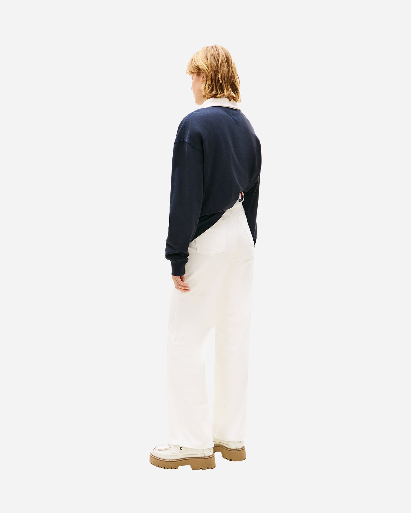 Jeans TOMMY HILFIGER CLAIRE HIGH RISE W - Bianco - 3 | Cisalfa Sport