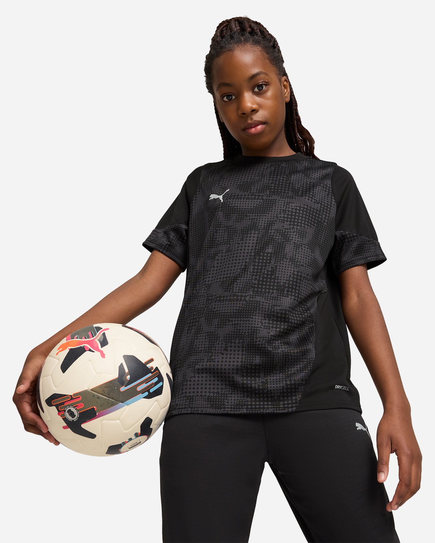 Maglia calcio PUMA TEAMCUP JR - Nero - 2 | Cisalfa Sport