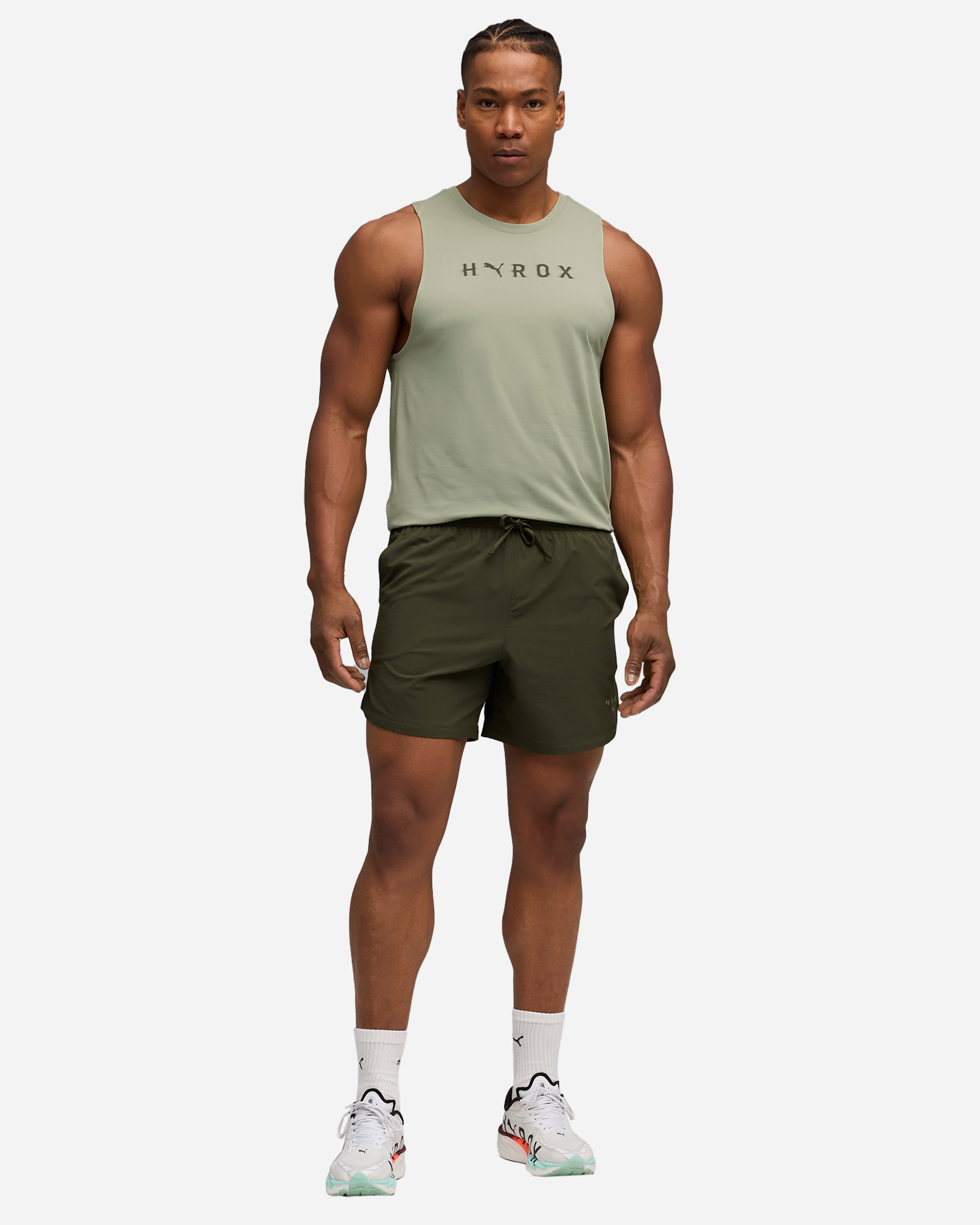Pantalone training PUMA HYROX ULTRAWAVE M - Verde - 4 | Cisalfa Sport