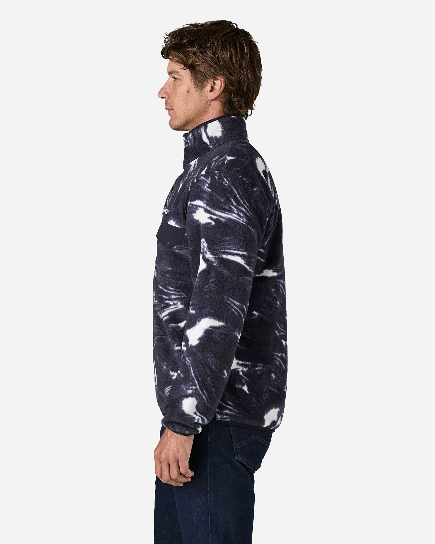 Pile PATAGONIA LIGHTWEIGHT SYNCHILLA SNAP-T M - Blu - 2 | Cisalfa Sport