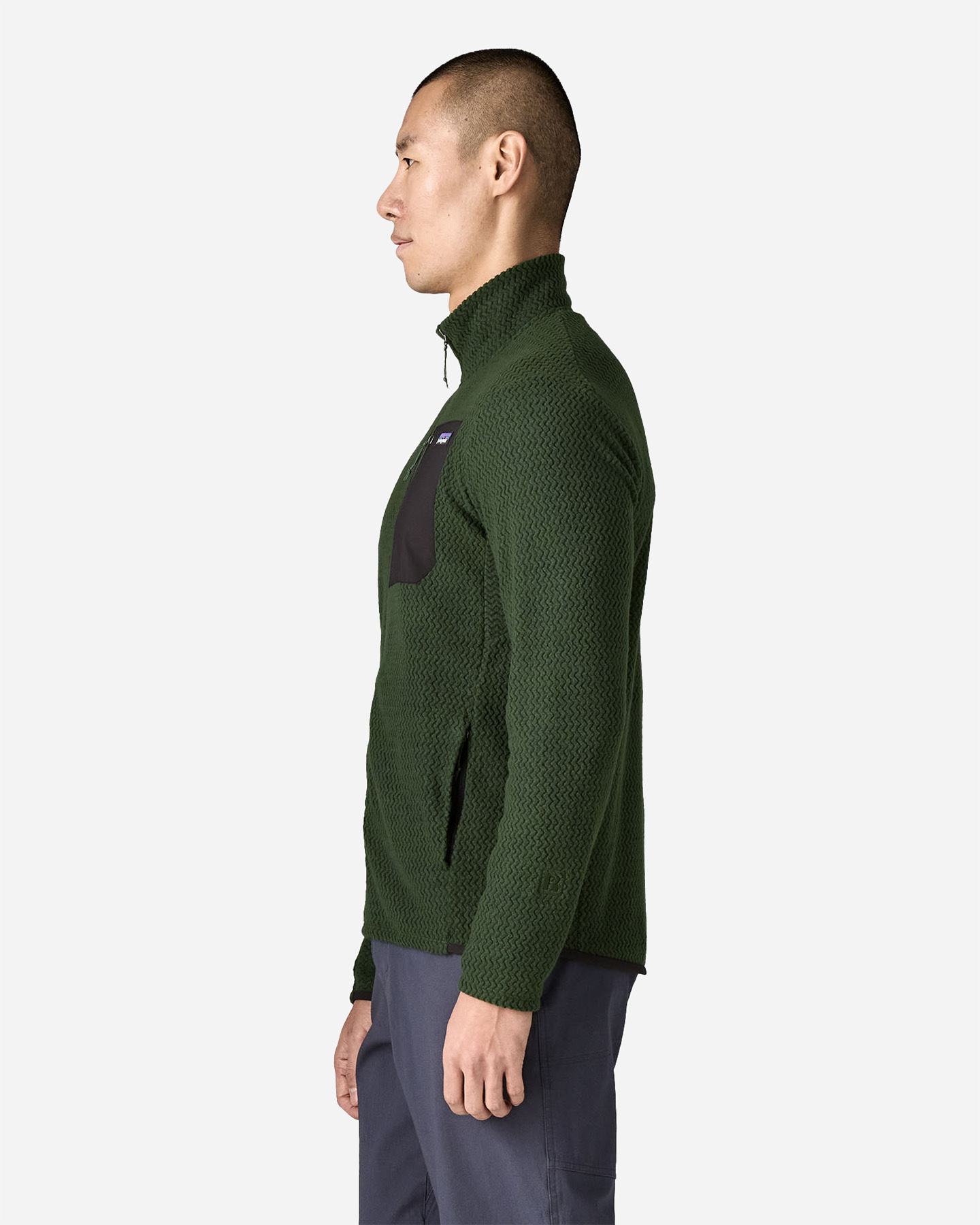 Giacca outdoor PATAGONIA R1 AIR M - Verde - 2 | Cisalfa Sport