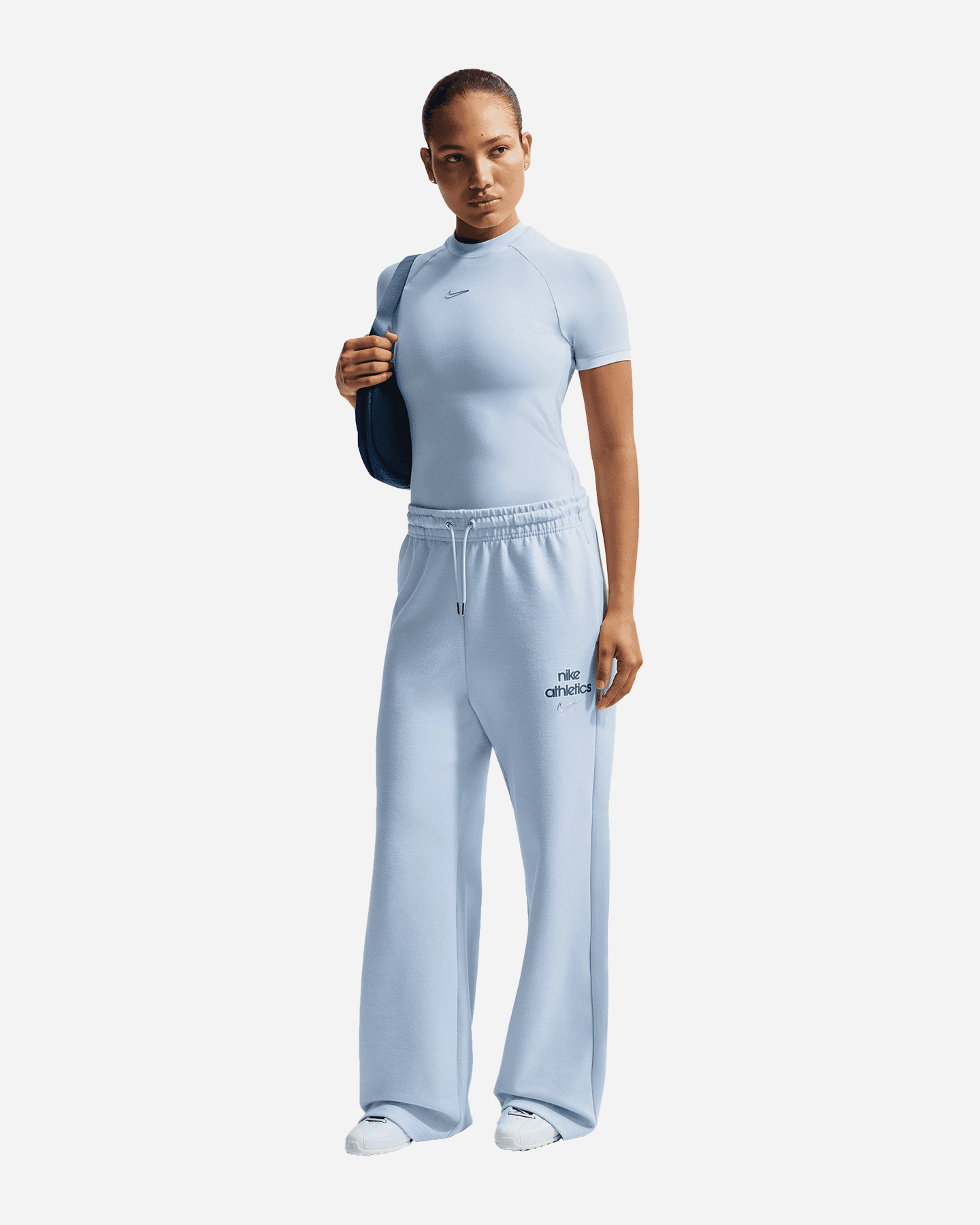 Pantalone NIKE STRAIGHT GYM LIFE W - Azzurro - 1 | Cisalfa Sport