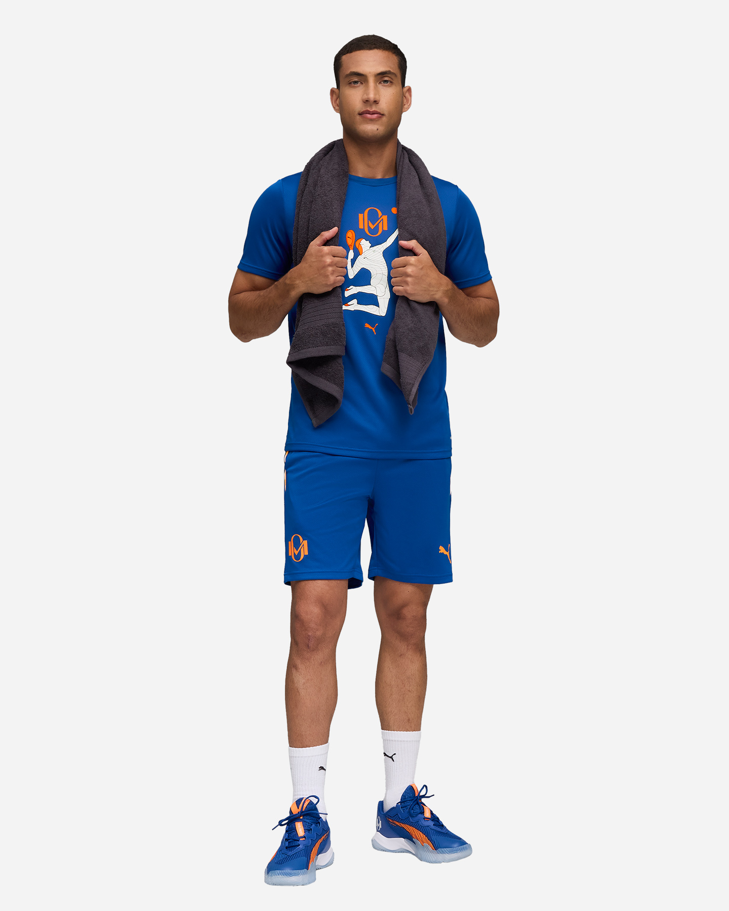 T-shirt tennis PUMA INDIVIDUAL PADEL MOMO M - Blu - 4 | Cisalfa Sport