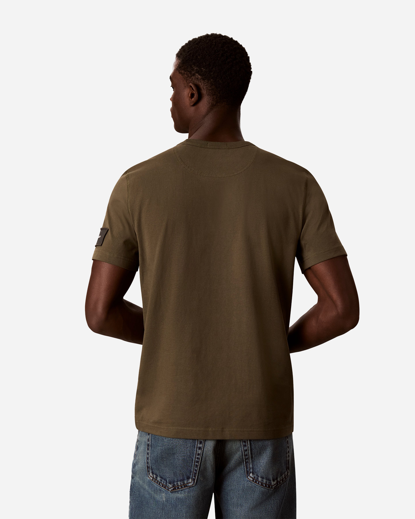 T-shirt CALVIN KLEIN JEANS BADGE M - Verde - 2 | Cisalfa Sport