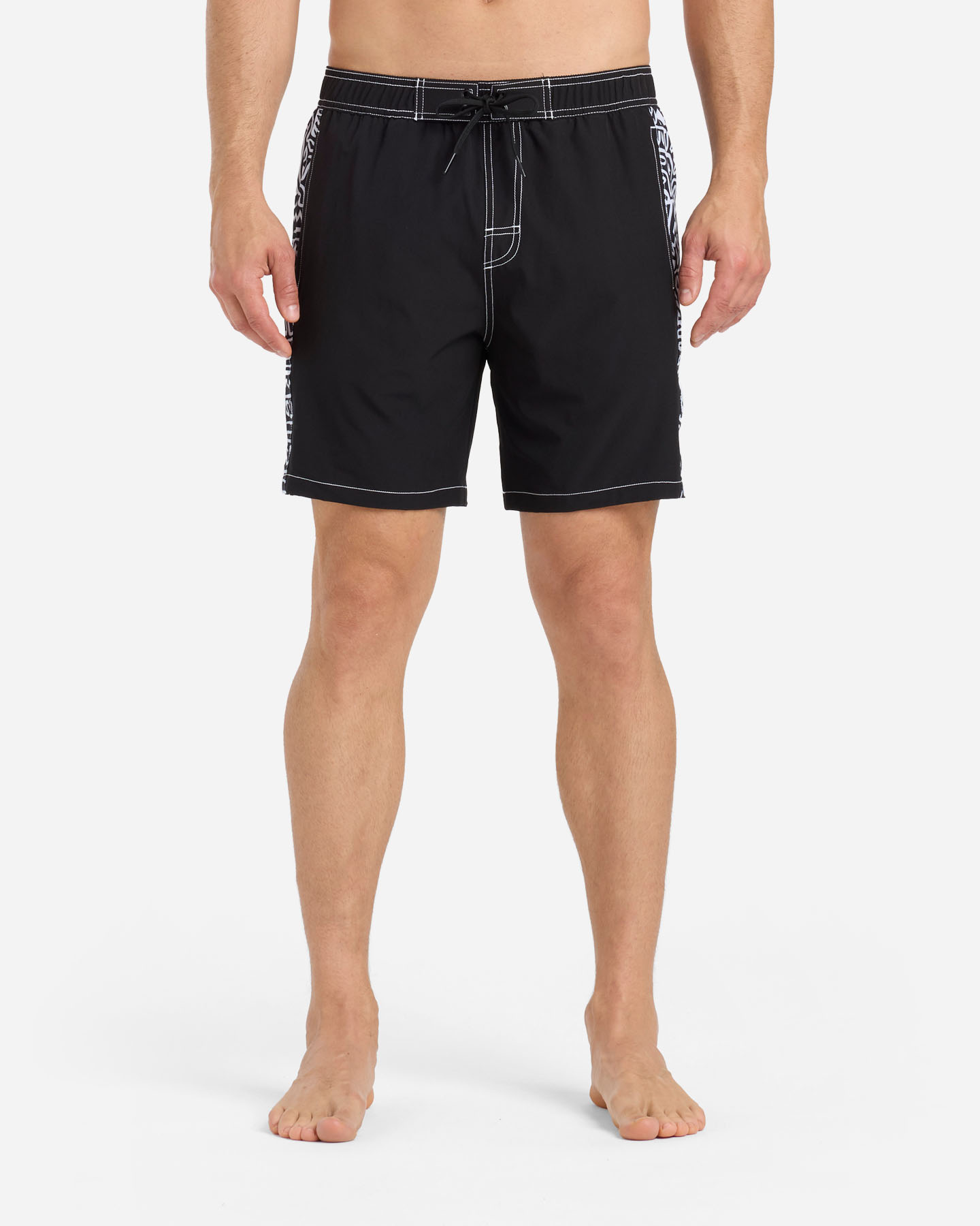 Boardshort mare BEAR WAVES AFTER WAVES M - Nero - 1 | Cisalfa Sport