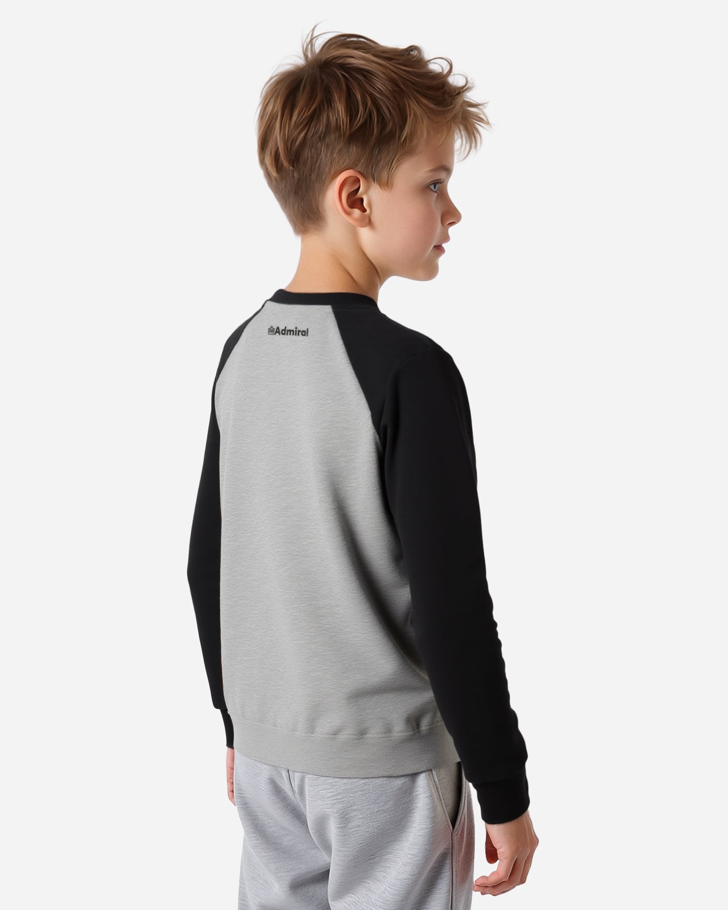Felpa ADMIRAL VARSITY PRO JR - Grigio - 3 | Cisalfa Sport