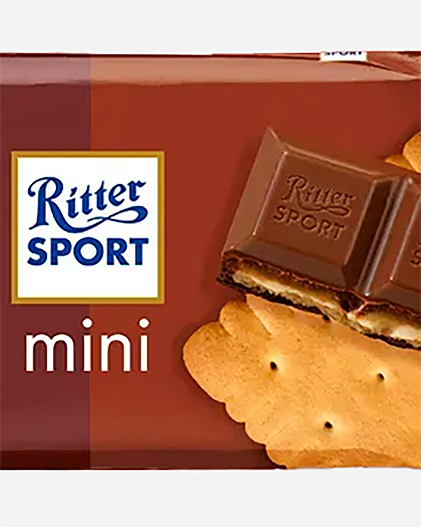 Tavoletta RITTER SPORT MINI 2X BISCOTTO  - Marrone - 1 | Cisalfa Sport