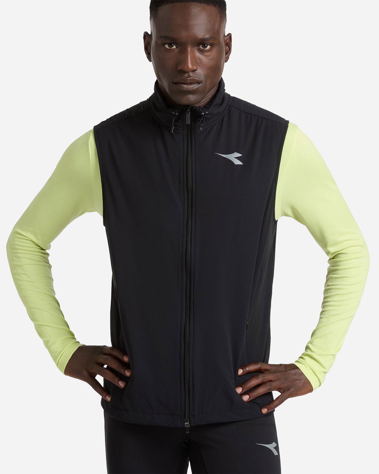 Giacca running DIADORA CLASSIC M - Nero - 3 | Cisalfa Sport
