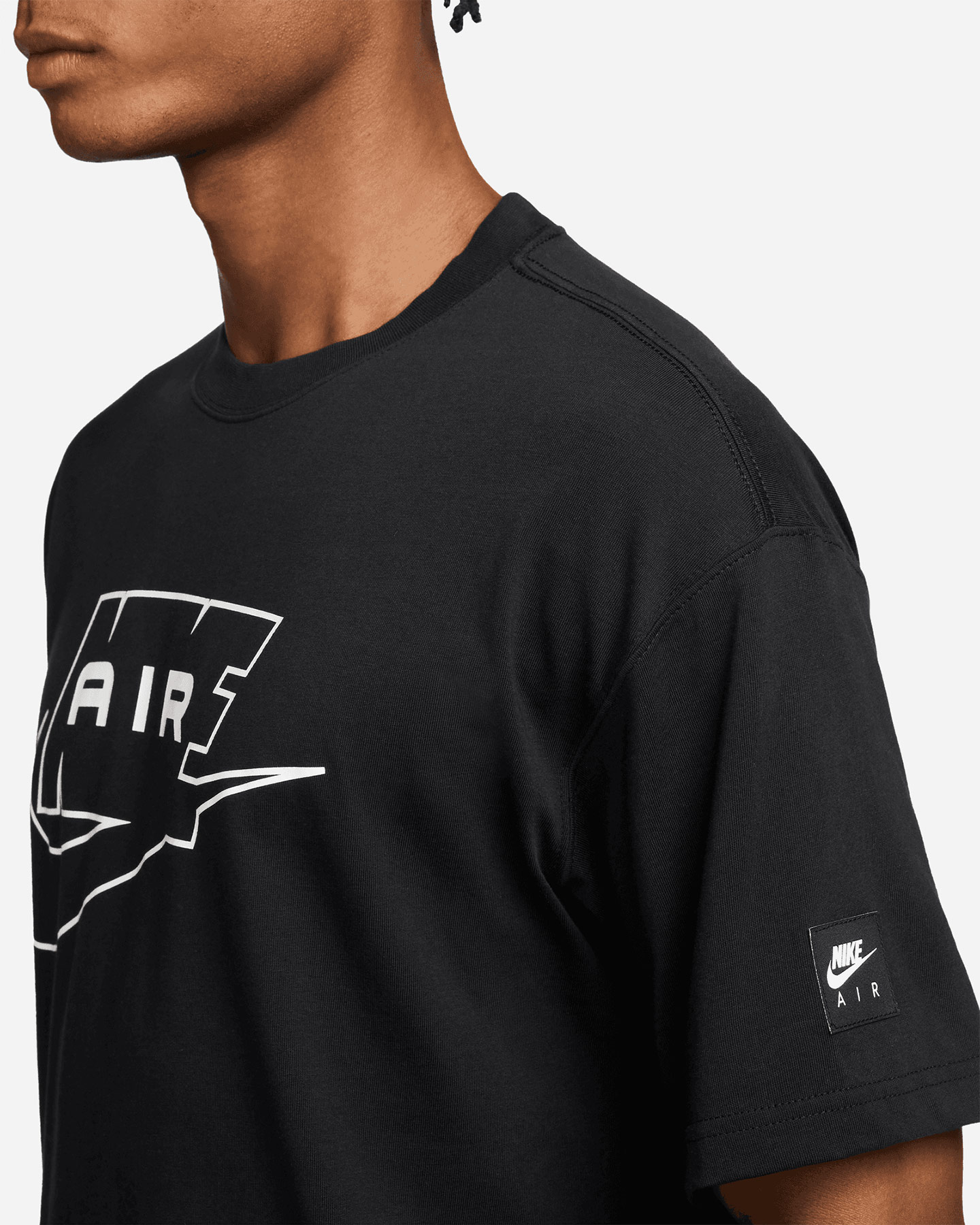 T-shirt NIKE AIR BIG LOGO M - Nero - 2 | Cisalfa Sport