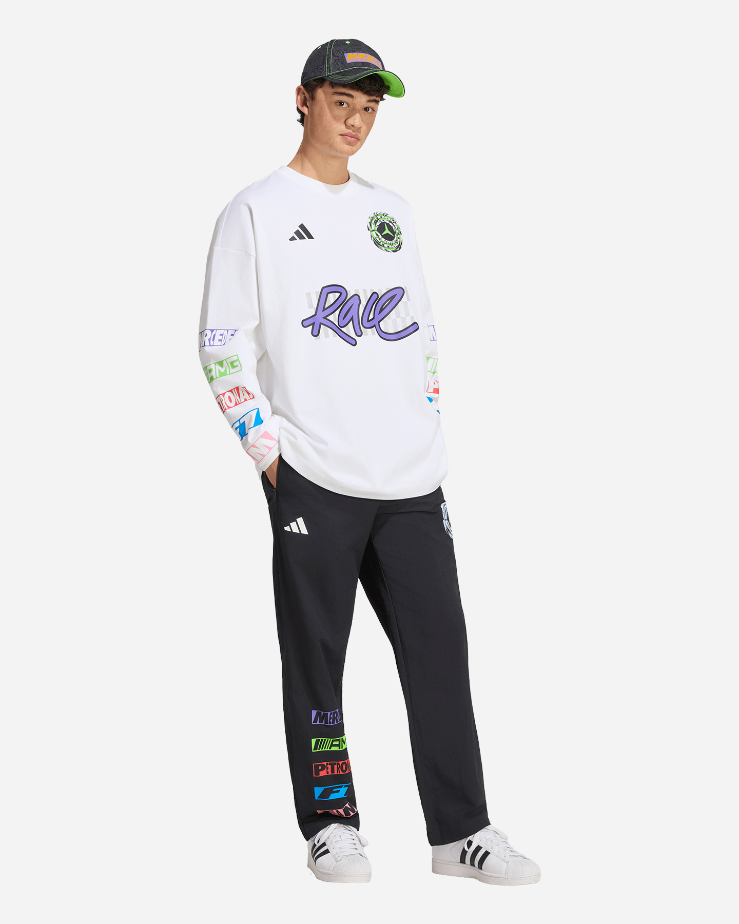 T-shirt ADIDAS MERCEDES M - Bianco - 2 | Cisalfa Sport