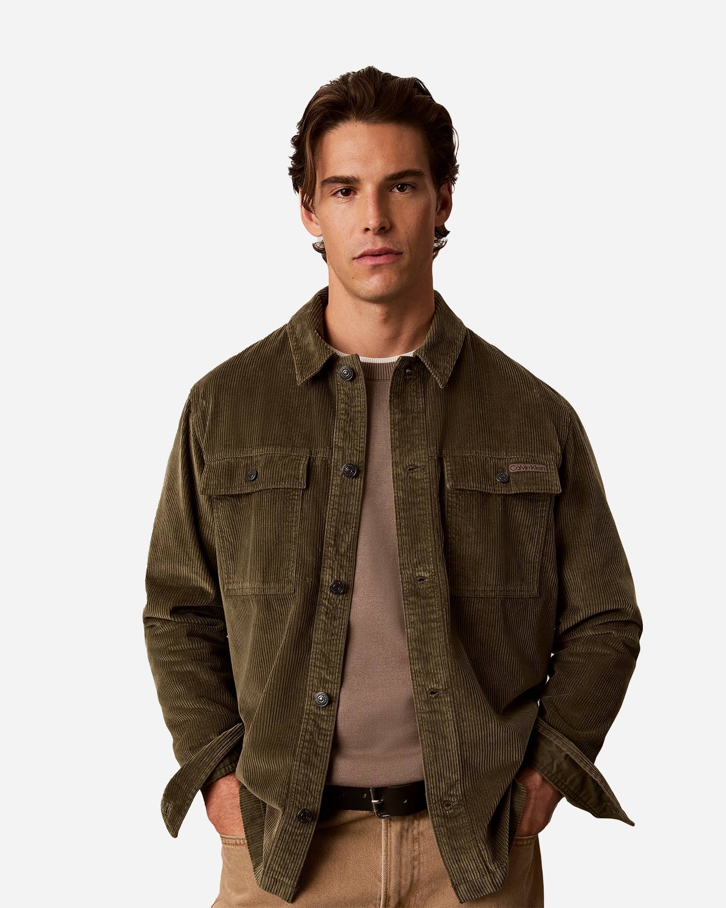 Camicia CALVIN KLEIN JEANS CORDUROY M - Verde - 1 | Cisalfa Sport
