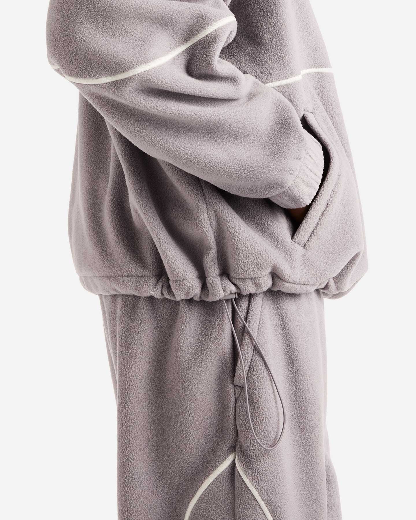 Felpa NEW BALANCE POLAR FLEECE H-ZIP M - Grigio - 4 | Cisalfa Sport