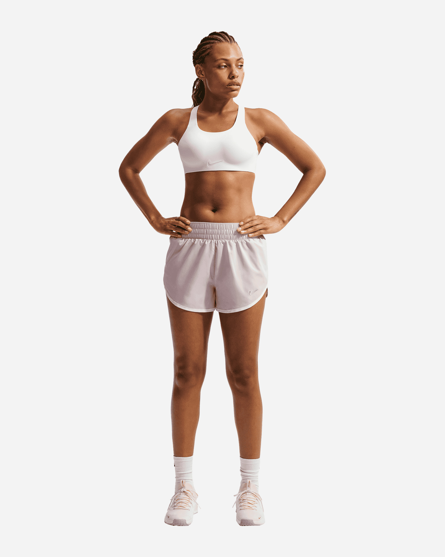 Short training NIKE NK ONE SWOOSH W - Rosa - 1 | Cisalfa Sport