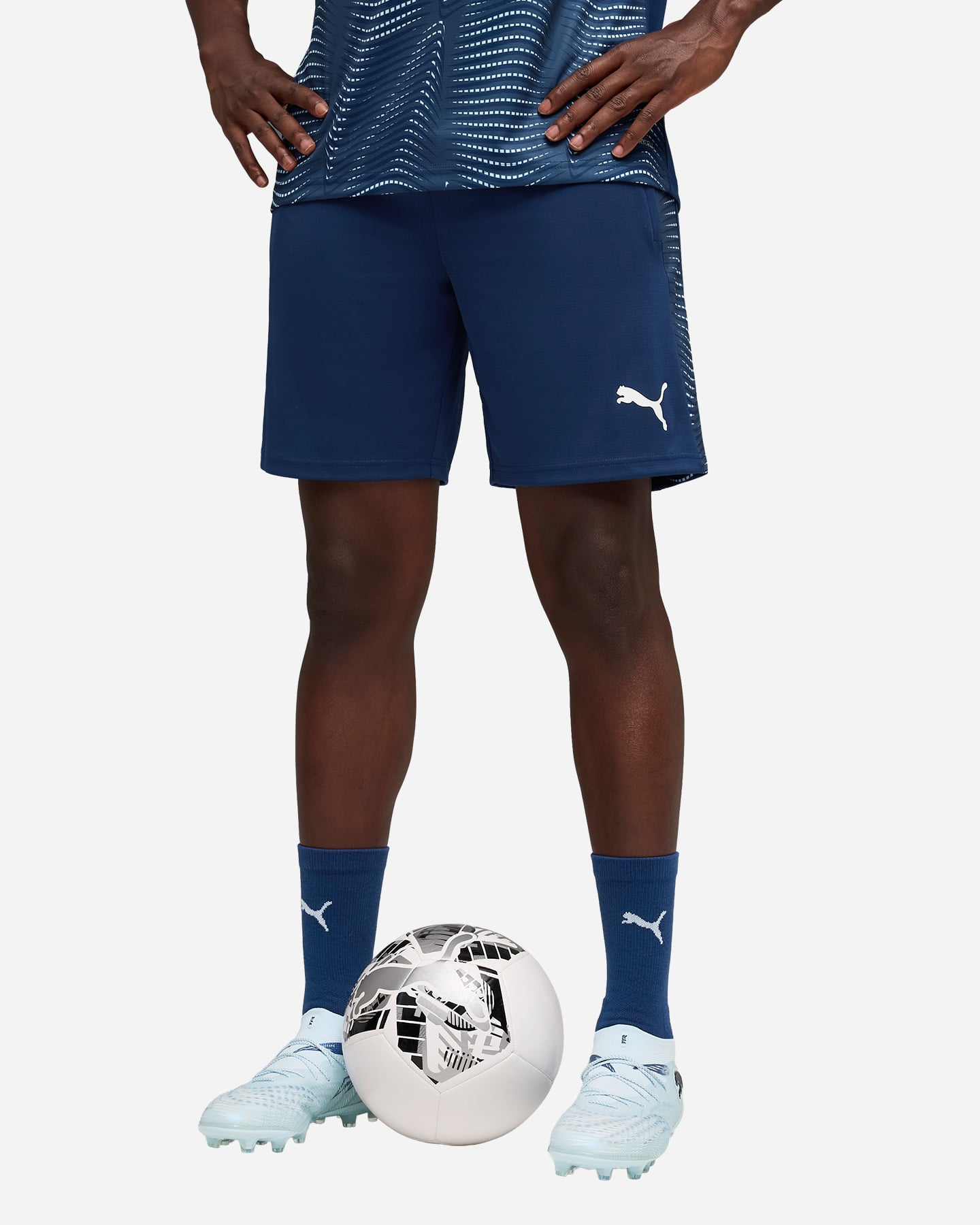 Pantaloncini calcio PUMA INDIVIDUALFINAL M - Blu - 2 | Cisalfa Sport