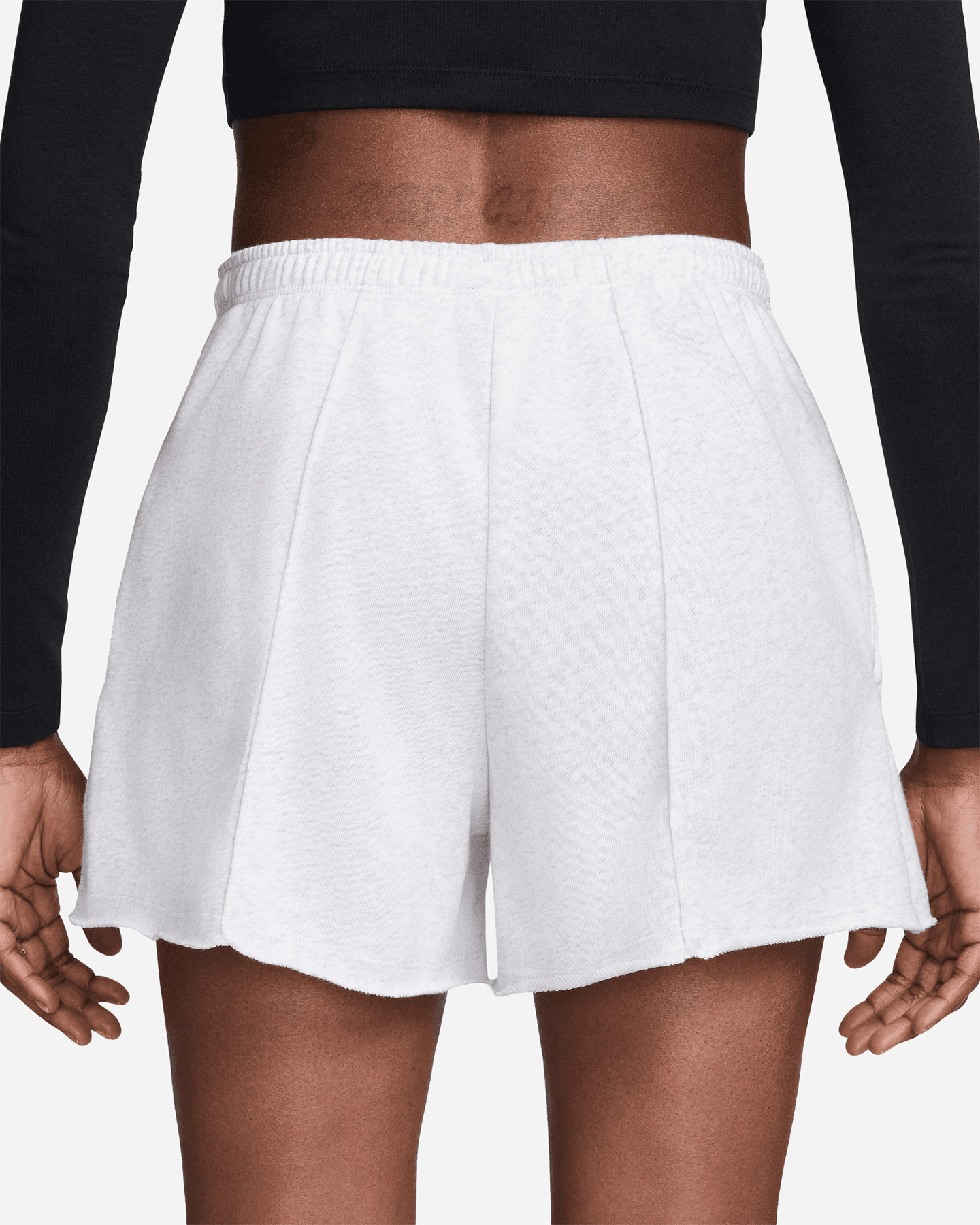 Pantaloncini NIKE CHILL SMALL LOGO W - Bianco - 3 | Cisalfa Sport