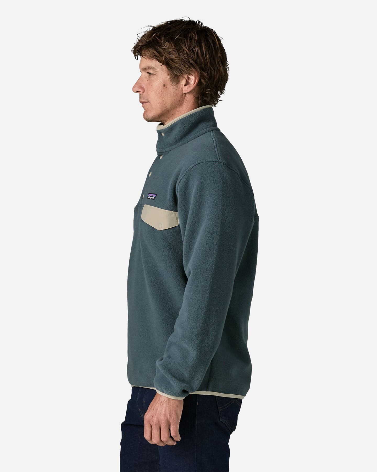 Pile PATAGONIA LIGHTWEIGHT SYNCHILLA SNAP-T M - Blu - 2 | Cisalfa Sport