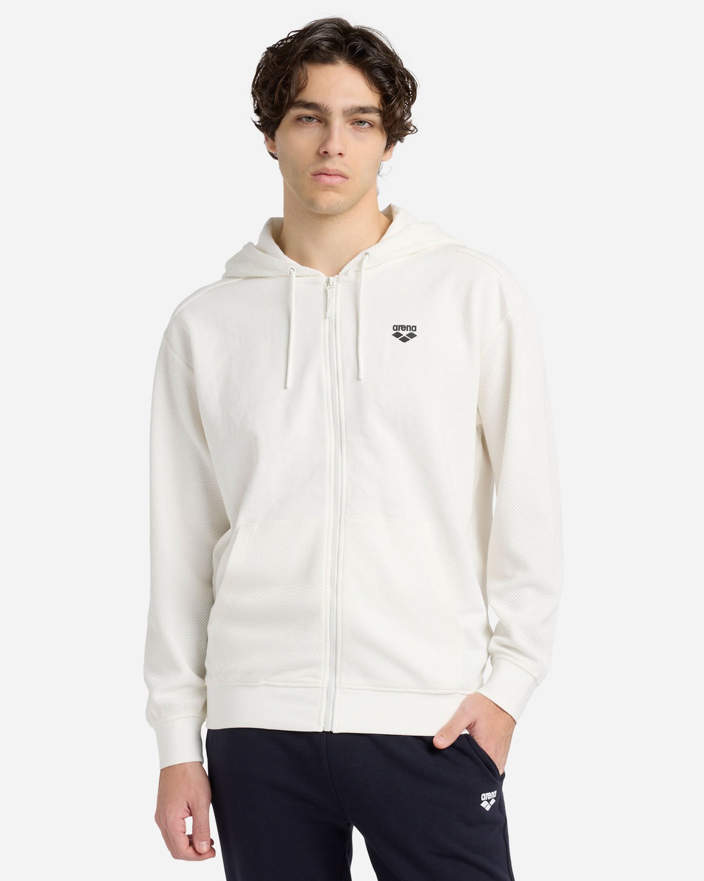 Felpa ARENA EVOLVING ATHLETIC M - Bianco - 1 | Cisalfa Sport