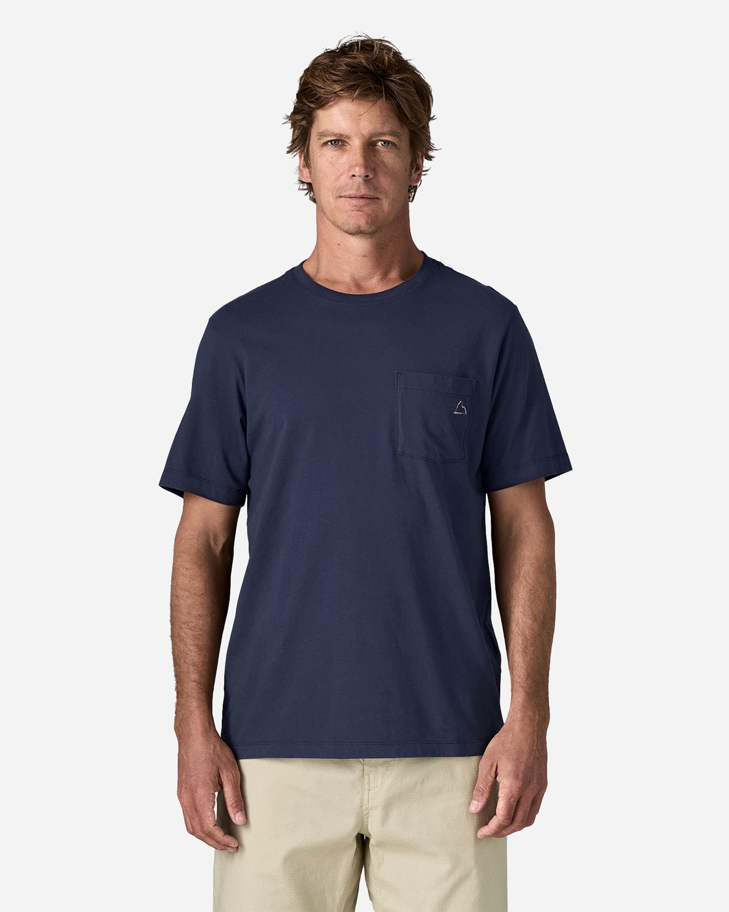 T-shirt PATAGONIA FITZ ROY MASSIF POCKET M - Blu - 2 | Cisalfa Sport