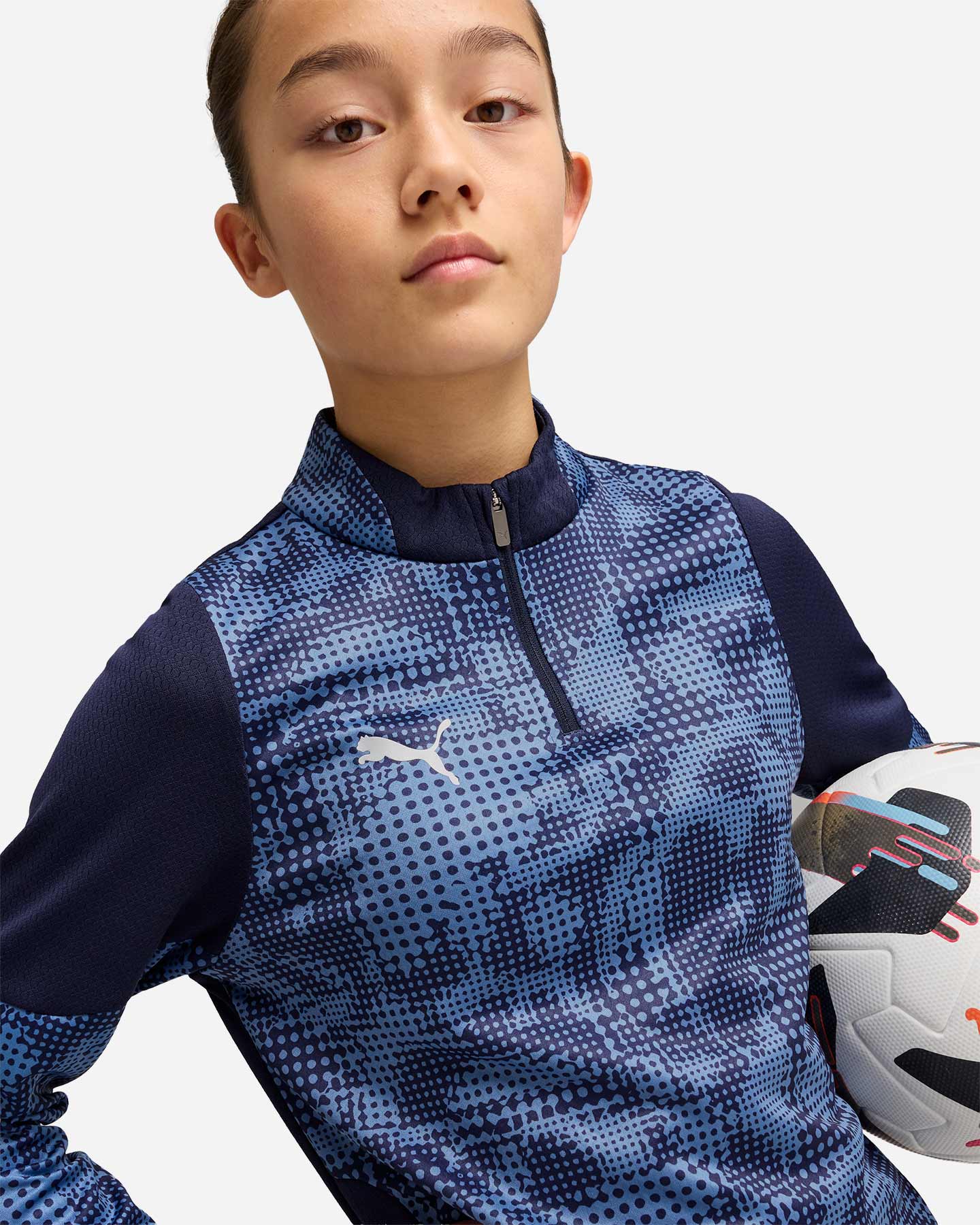 Abbigliamento calcio PUMA TEAMCUP JR - Blu Navy - 5 | Cisalfa Sport