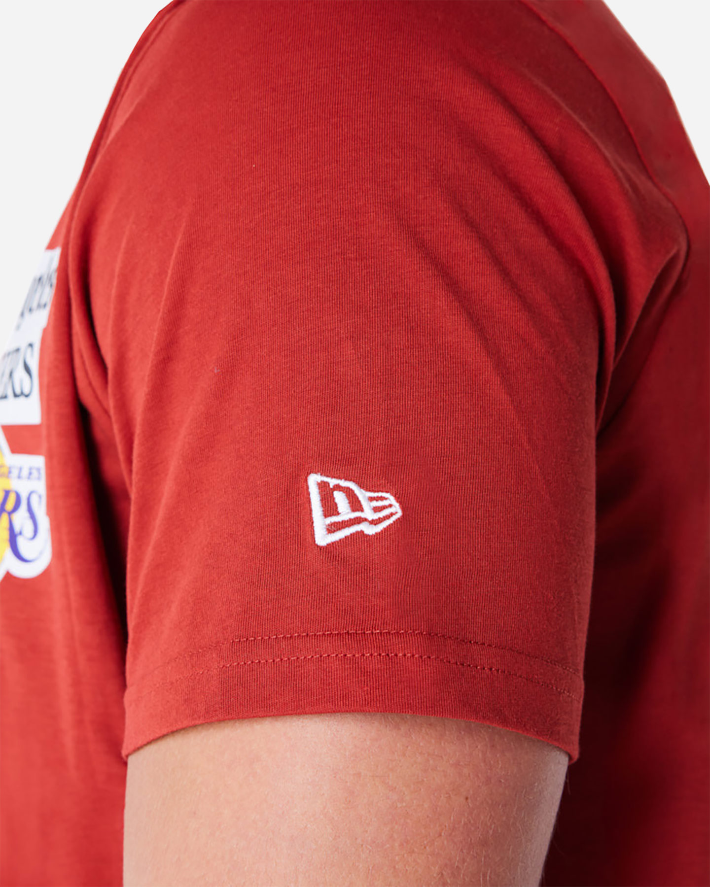 T shirt nba NEW ERA NEWSPAPER LAKERS M - Rosso - 3 | Cisalfa Sport