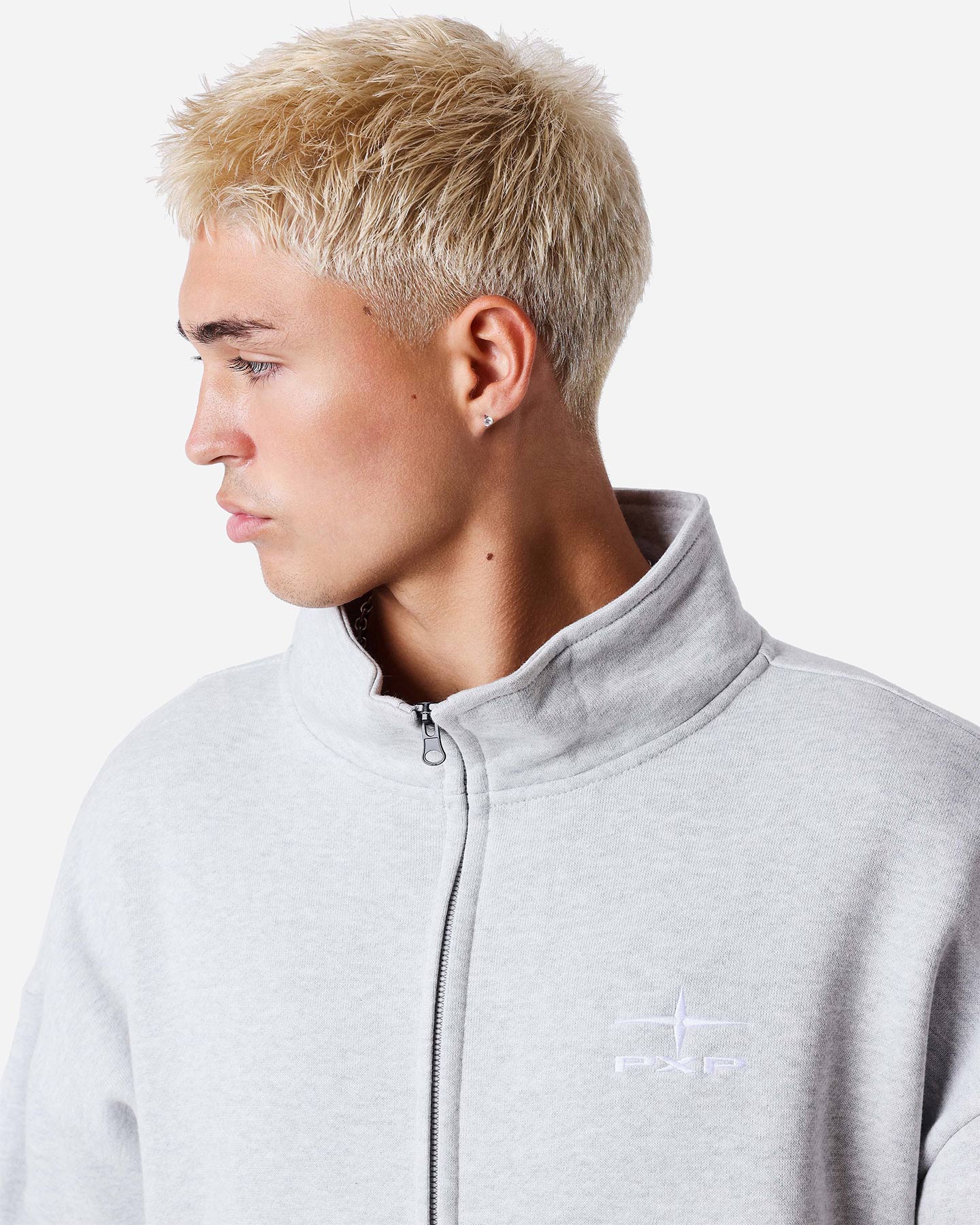Felpa PROJECT X PARIS BASIC LINE SMALL LOGO M - Grigio - 5 | Cisalfa Sport