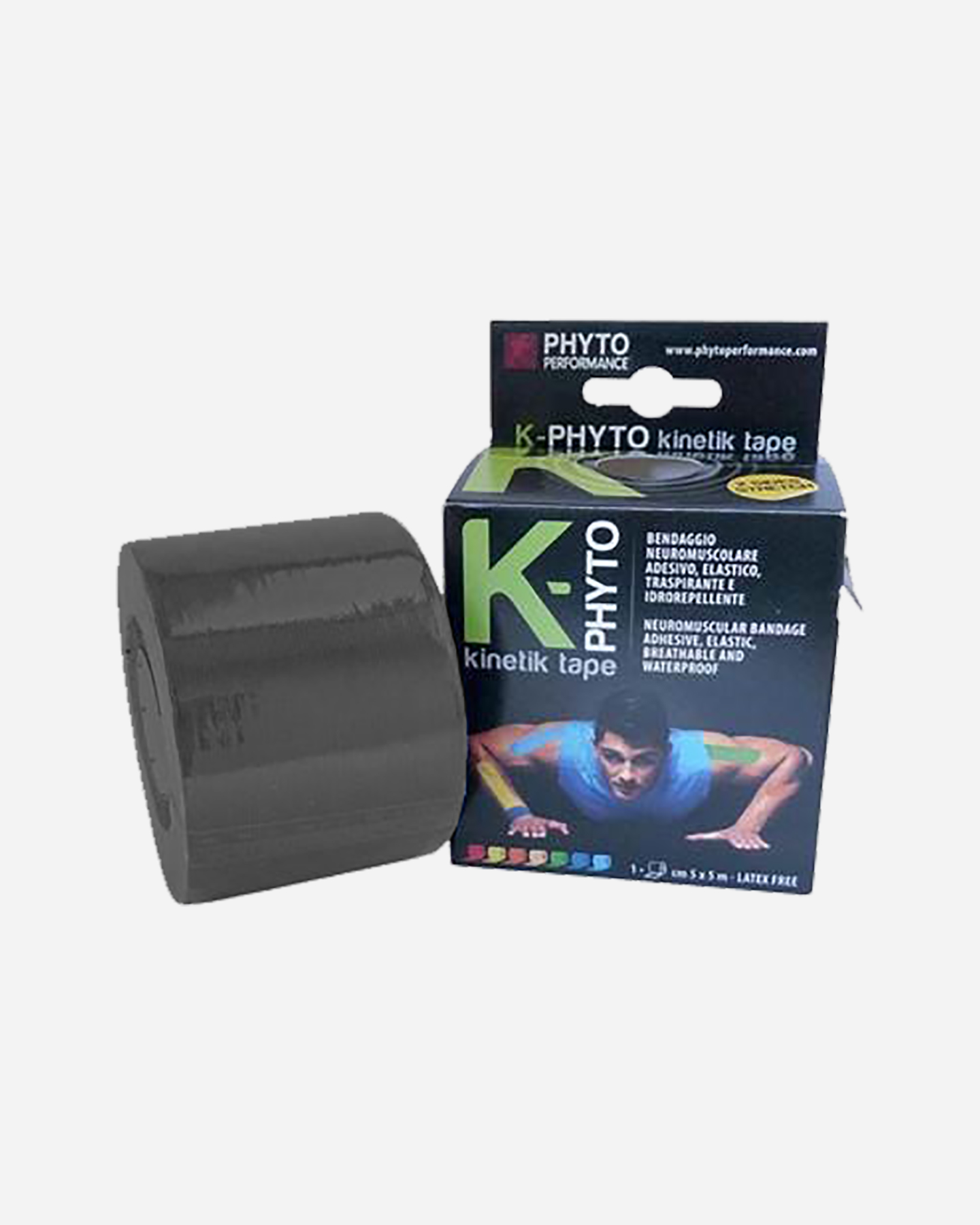 Tape PHYTO PERFORMANCE KINETIK TAPE  - Nero - 1 | Cisalfa Sport