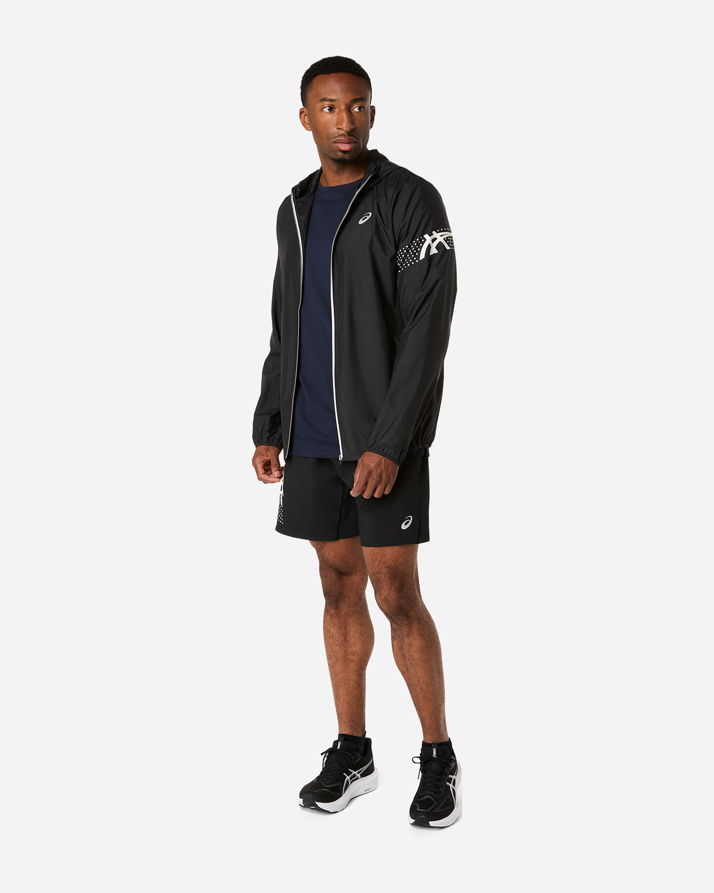 Giacca running ASICS ICON M - Nero - 2 | Cisalfa Sport