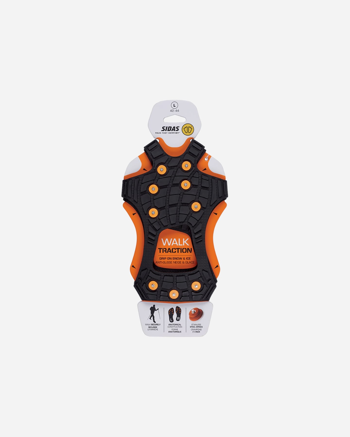 Accessorio outdoor SIDAS WALK TRACTION - Nero - 4 | Cisalfa Sport
