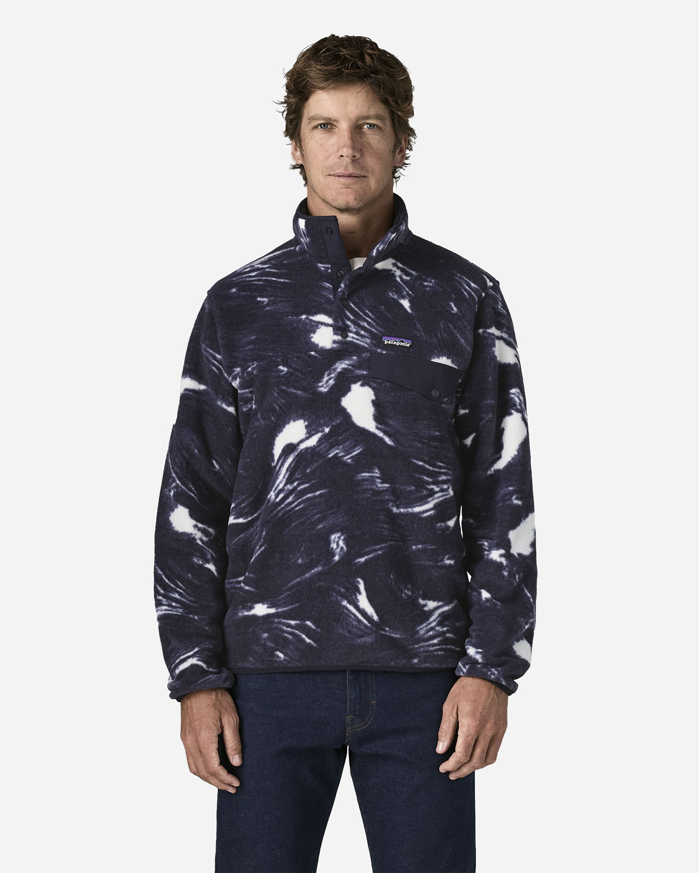 Pile PATAGONIA LIGHTWEIGHT SYNCHILLA SNAP-T M - Blu - 1 | Cisalfa Sport