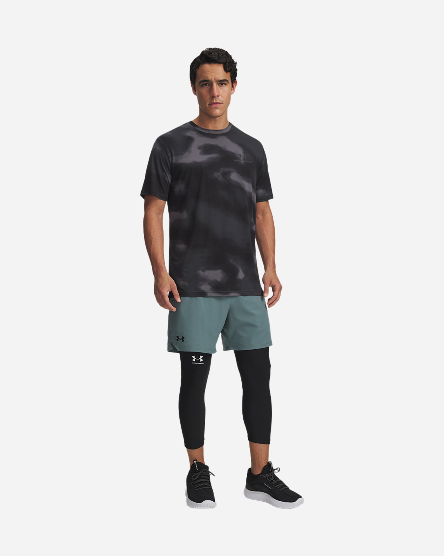 Pantalone training UNDER ARMOUR VANISH 6IN M - Grigio - 2 | Cisalfa Sport