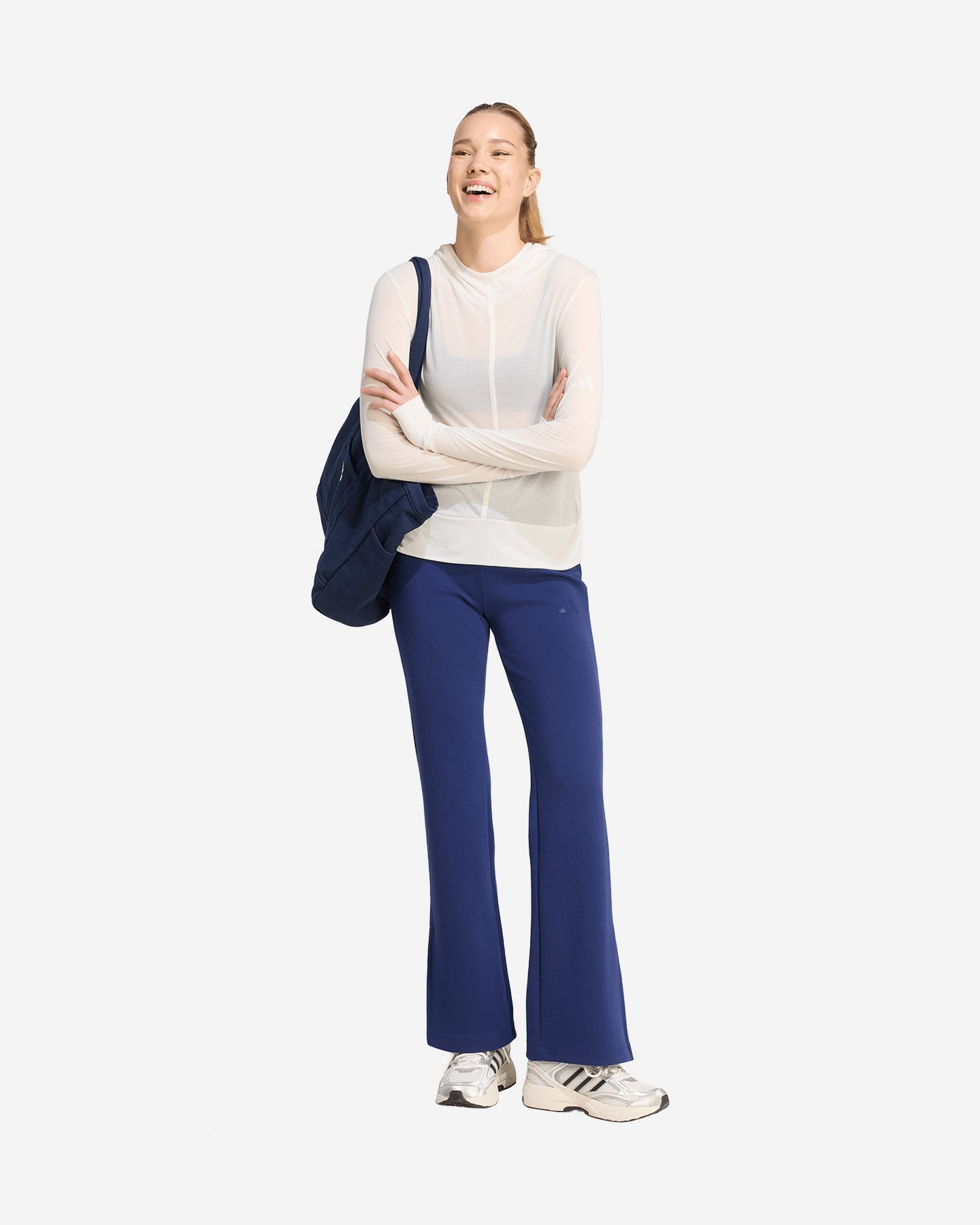 Pantalone ADIDAS SOFT LUX W - Blu - 2 | Cisalfa Sport