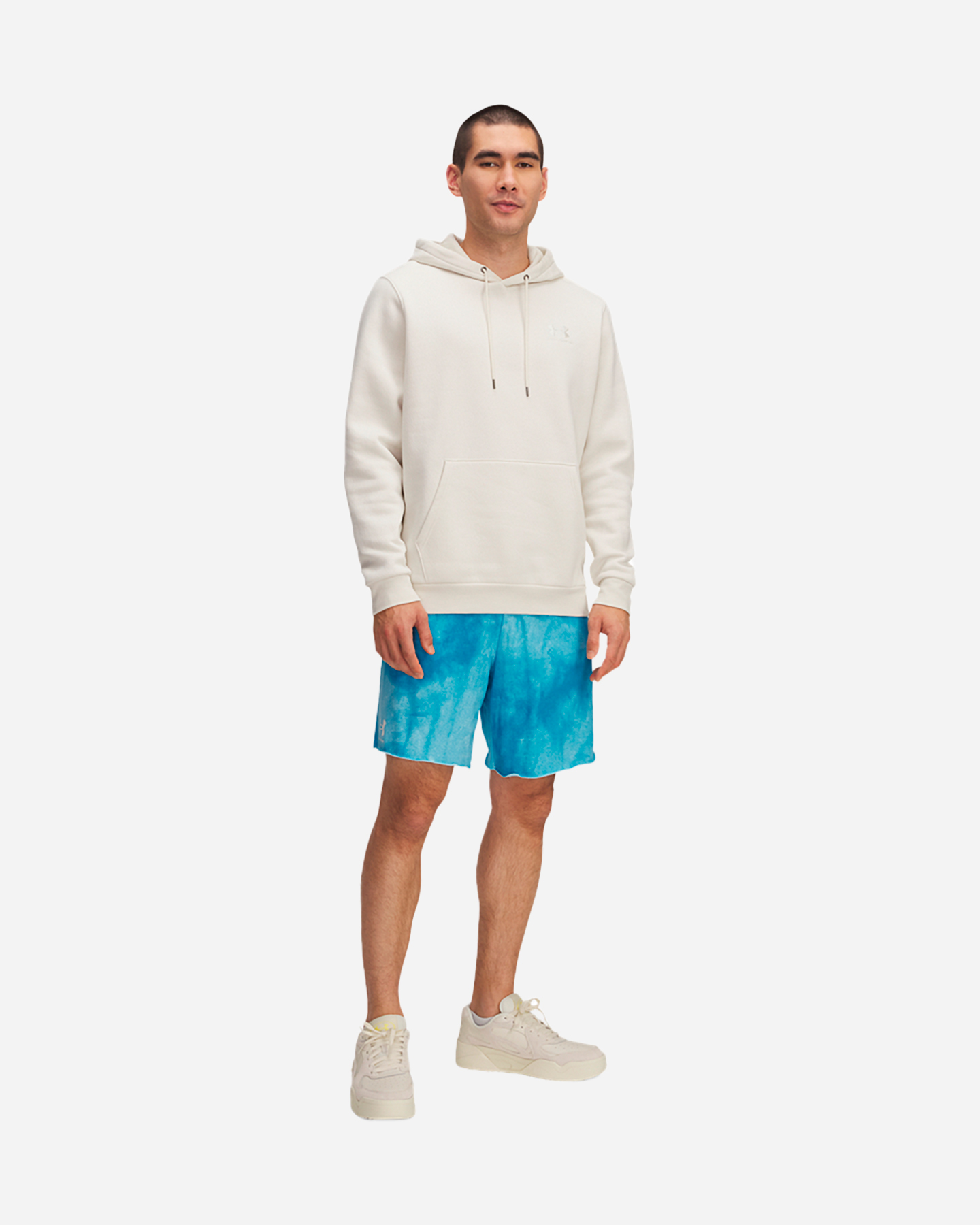 Pantaloncini UNDER ARMOUR RIVAL TERRY PRINTED M - Blu - 2 | Cisalfa Sport