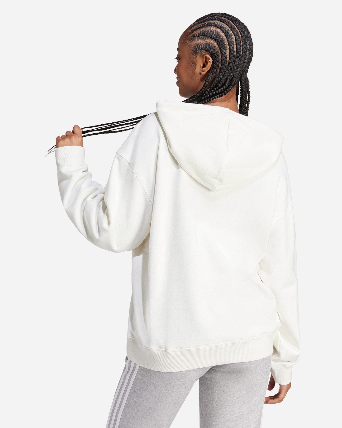 Felpa ADIDAS BIG LOGO W - Bianco - 2 | Cisalfa Sport