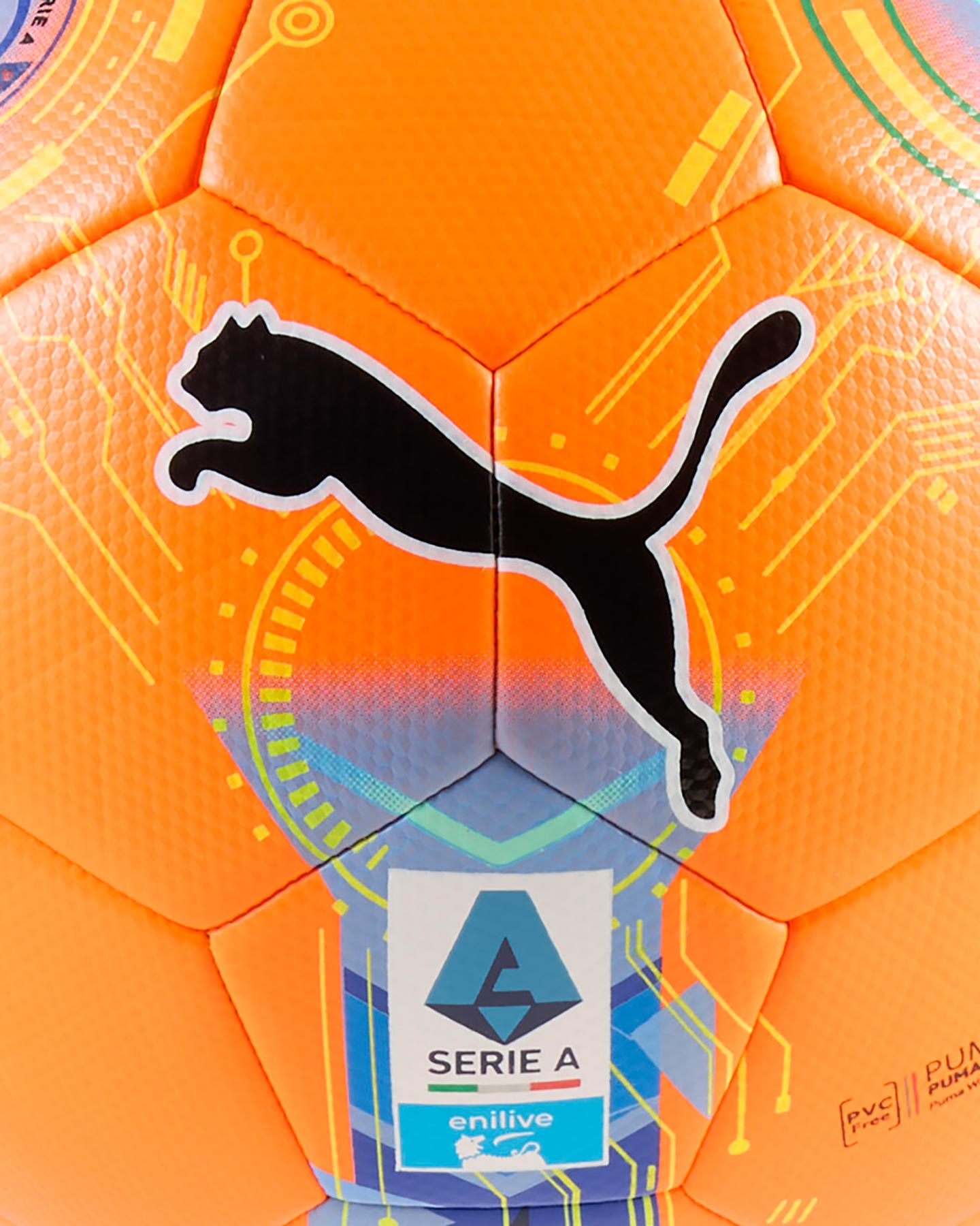 Pallone calcio misura 5 PUMA ORBITA SERIA A HI-VIS 25-26 SZ 5  - Color mix - 1 | Cisalfa Sport