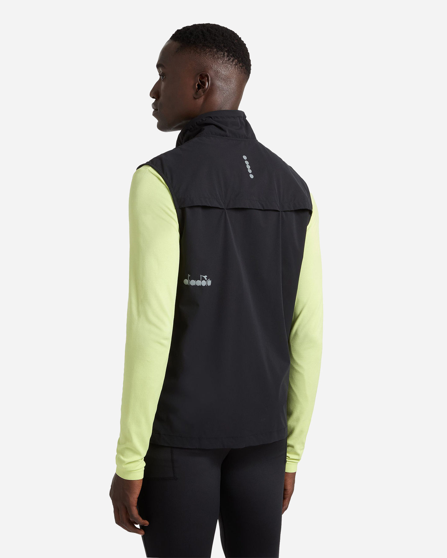 Giacca running DIADORA CLASSIC M - Nero - 2 | Cisalfa Sport